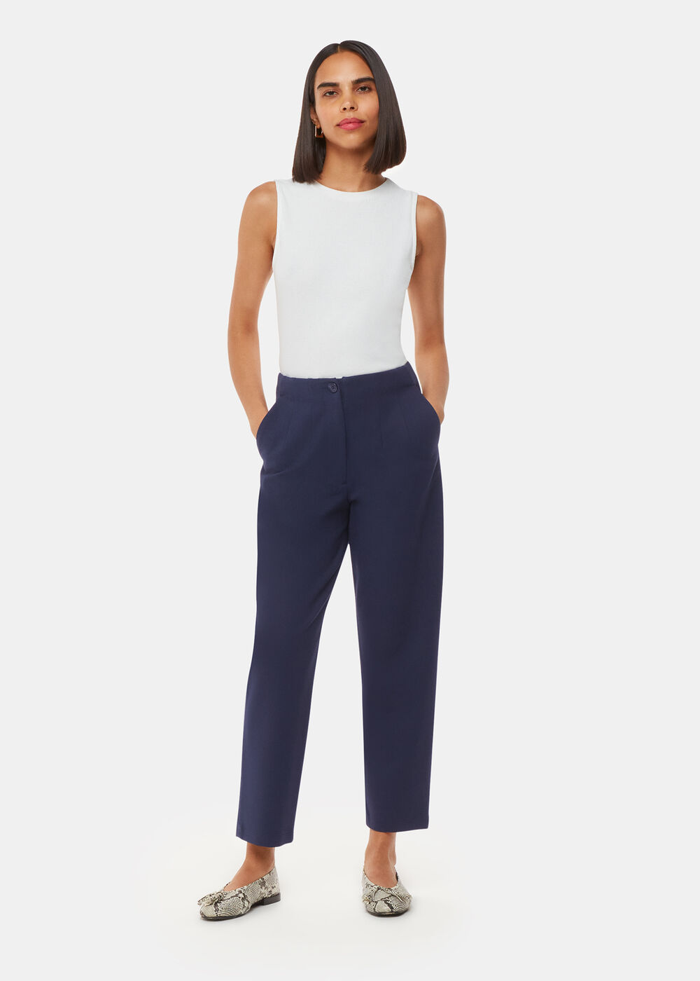 Lila Ponte Trouser