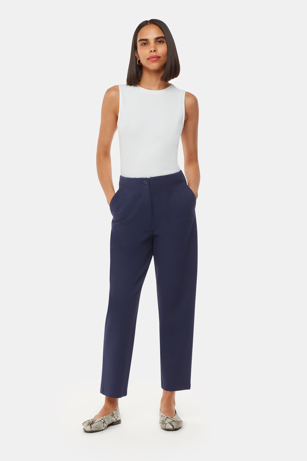 Lila Ponte Trouser