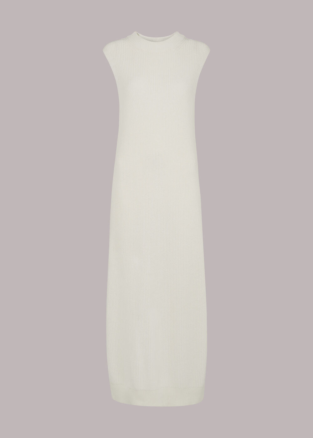 Round Neck Knitted Midi Dress
