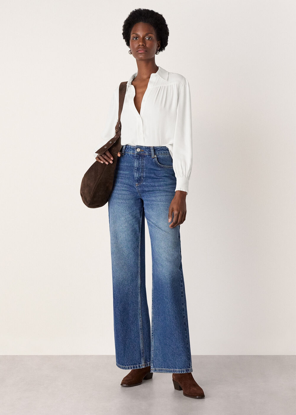 Tie Detail Crepe Blouse