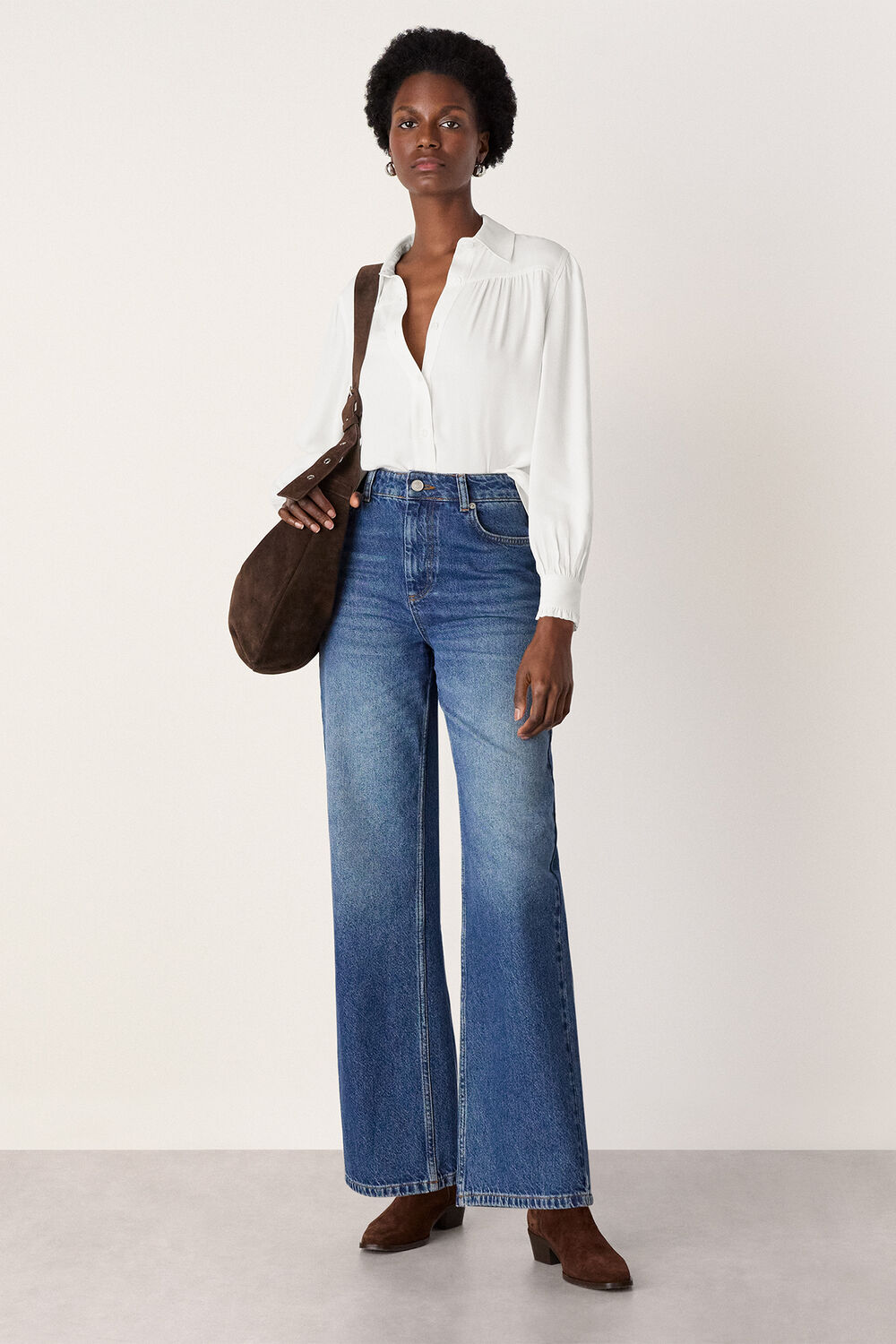 Tie Detail Crepe Blouse