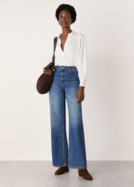 Tie Detail Crepe Blouse