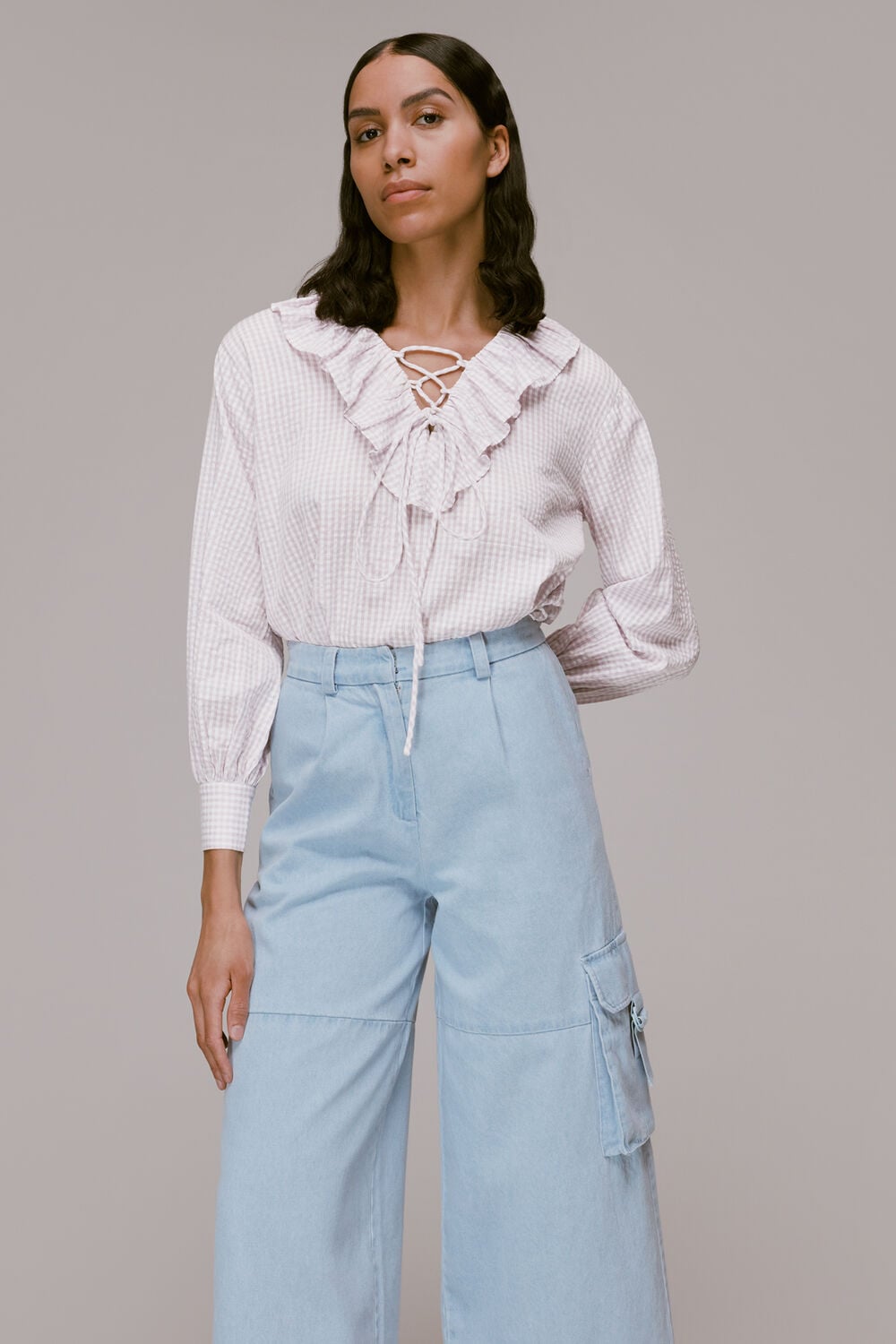 Multicolour Francesca Check Blouse