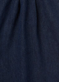 Petite Cotton Wide Leg Pleat Trouser