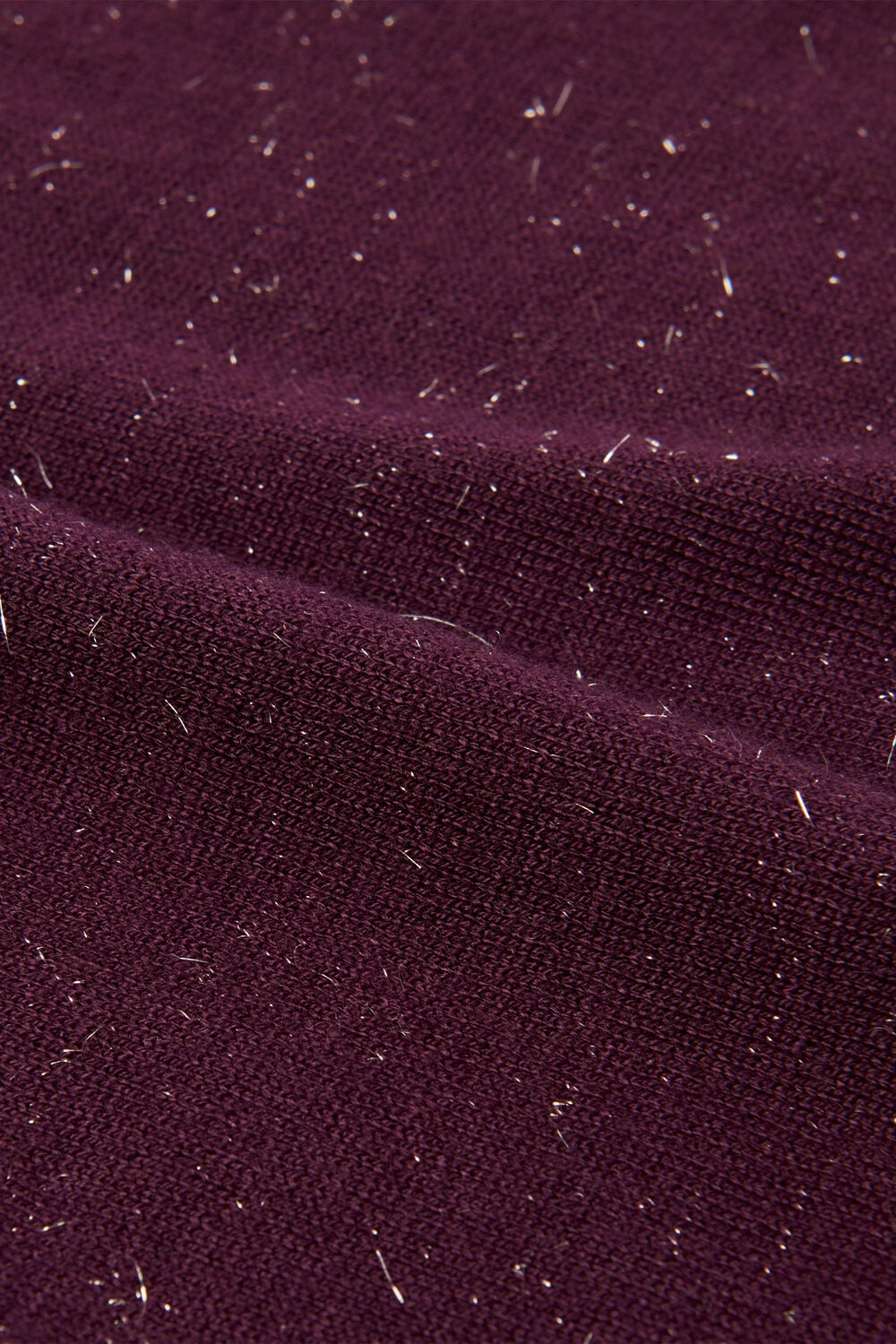 Burgundy Annie Sparkle Crew Neck