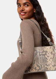 Erica Snake Shoulder Bag