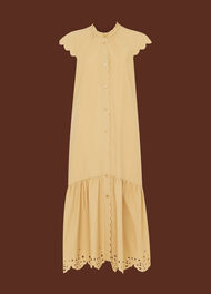 Elsie Broderie Shirt Dress