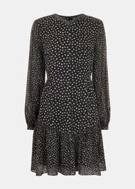 Speckled Polka Dot Dress