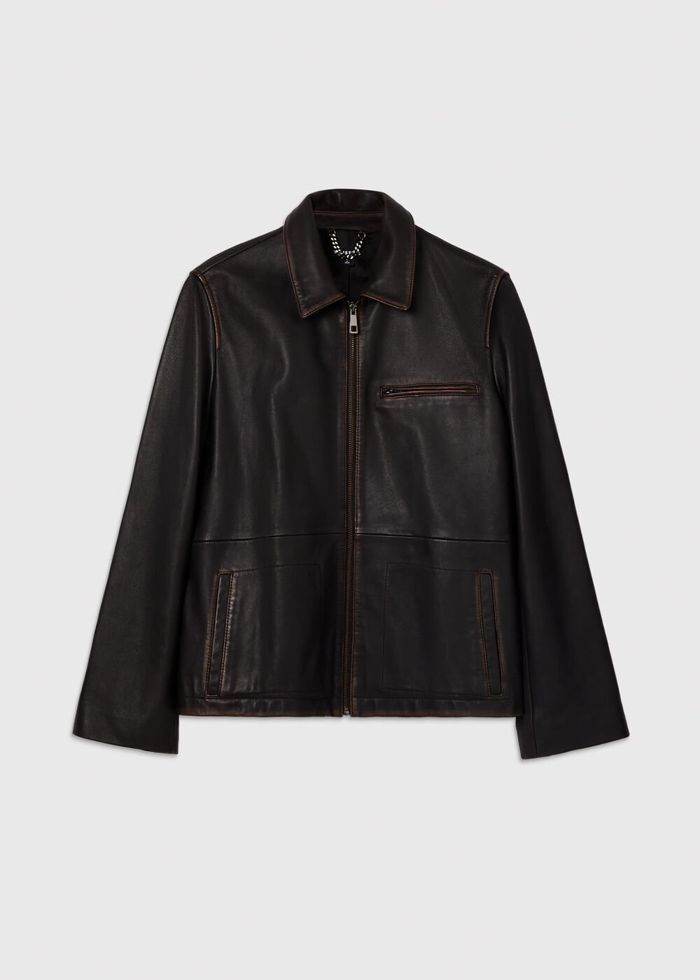 Kate Burnished Leather Jacket