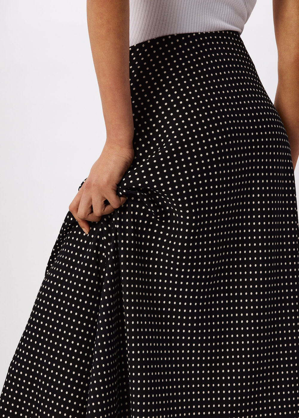 Mini Spot Fit and Flare Skirt