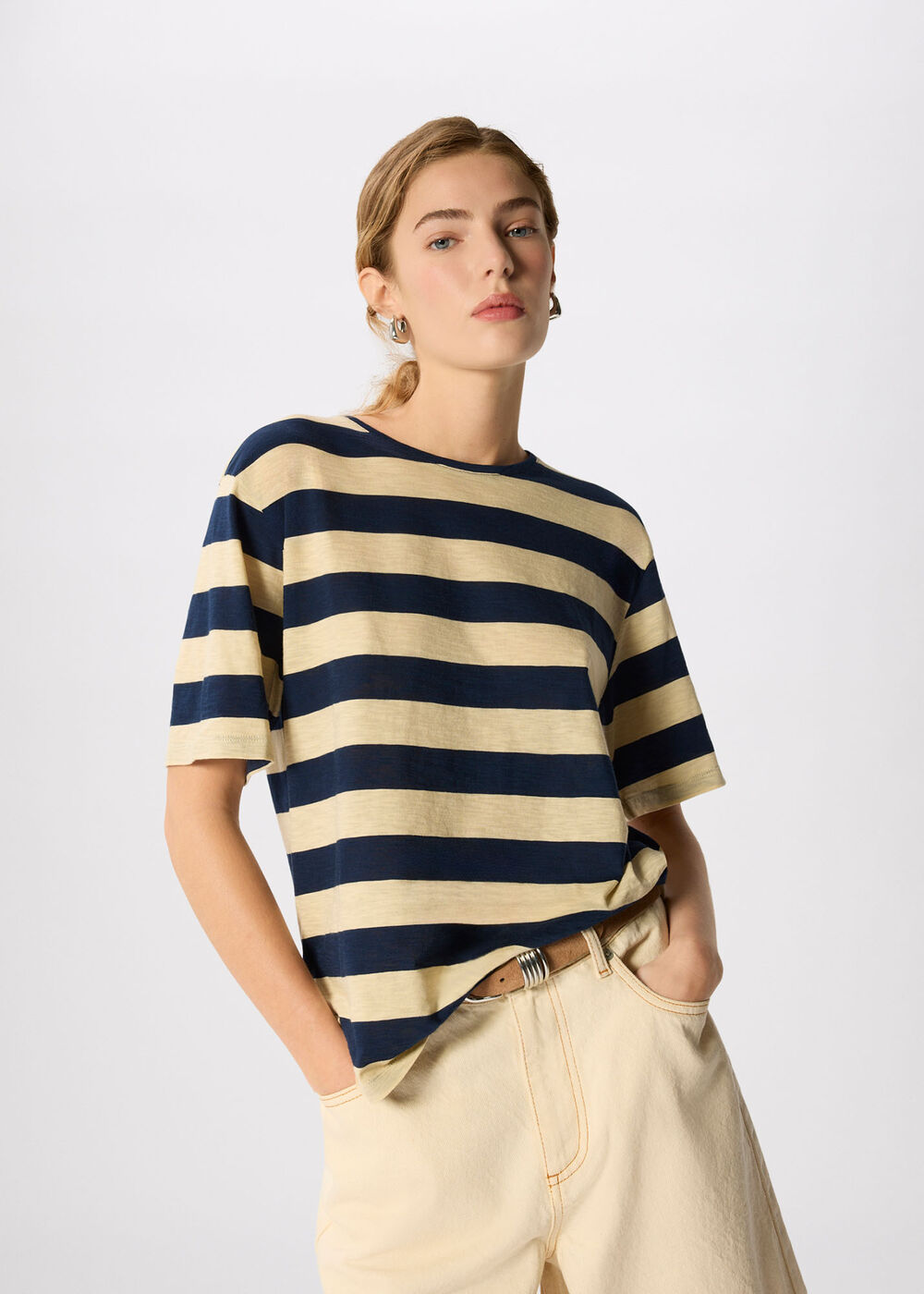 Wide Stripe Tee