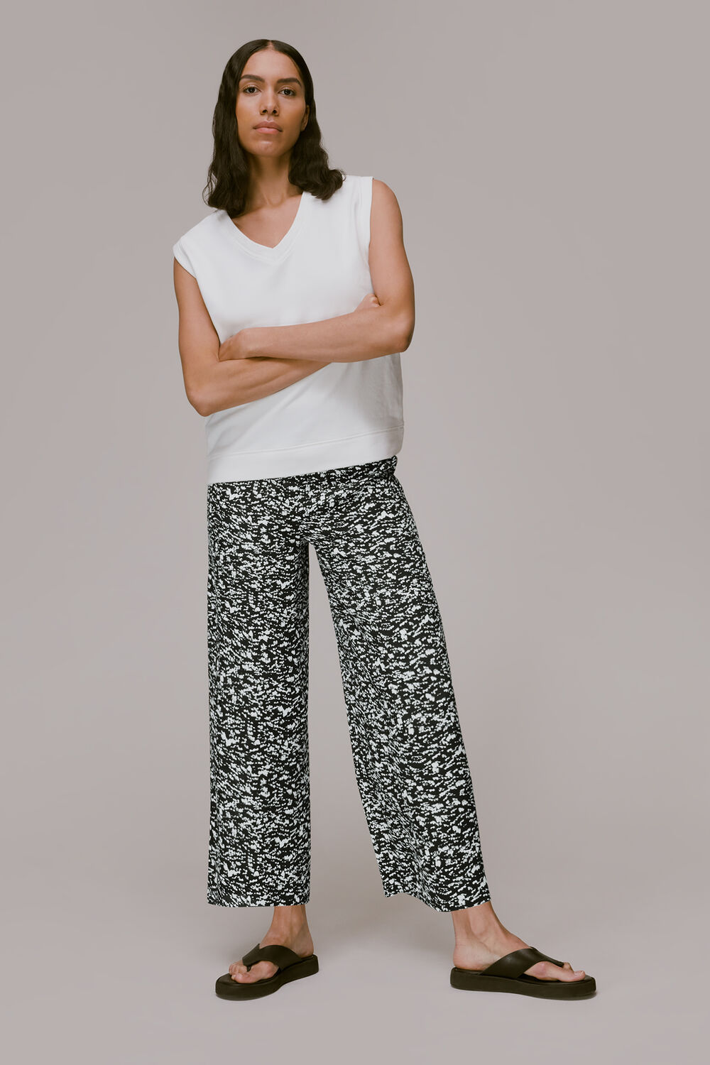 Abstract Smudge Trouser