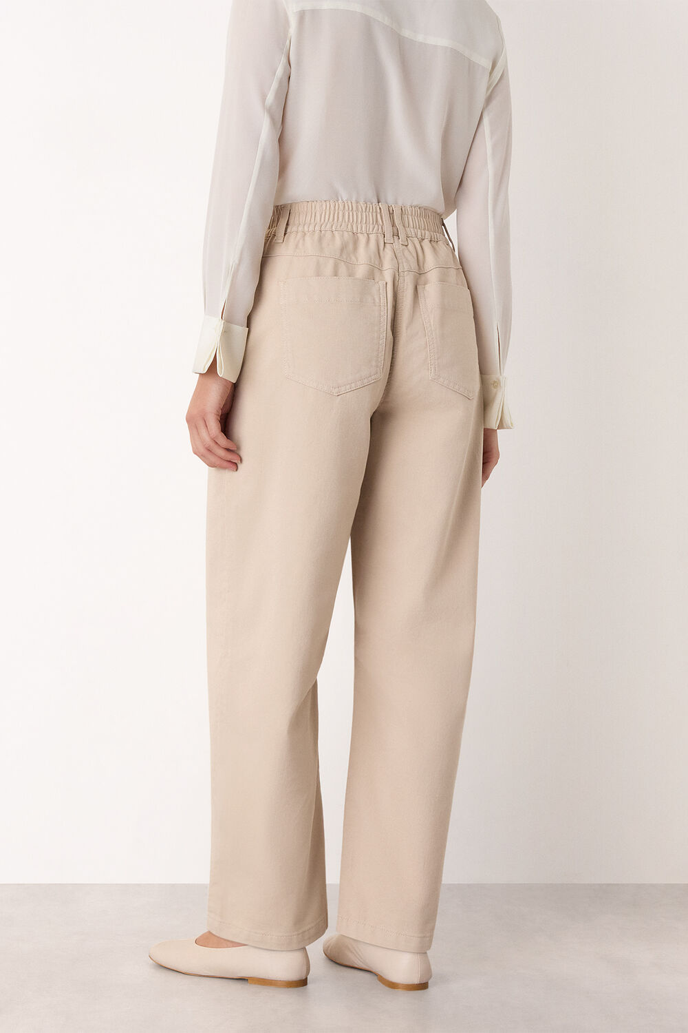 Casual Cotton Barrel Trouser