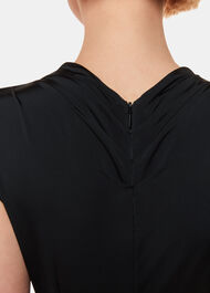 Iris Asymmetric Jersey Dress