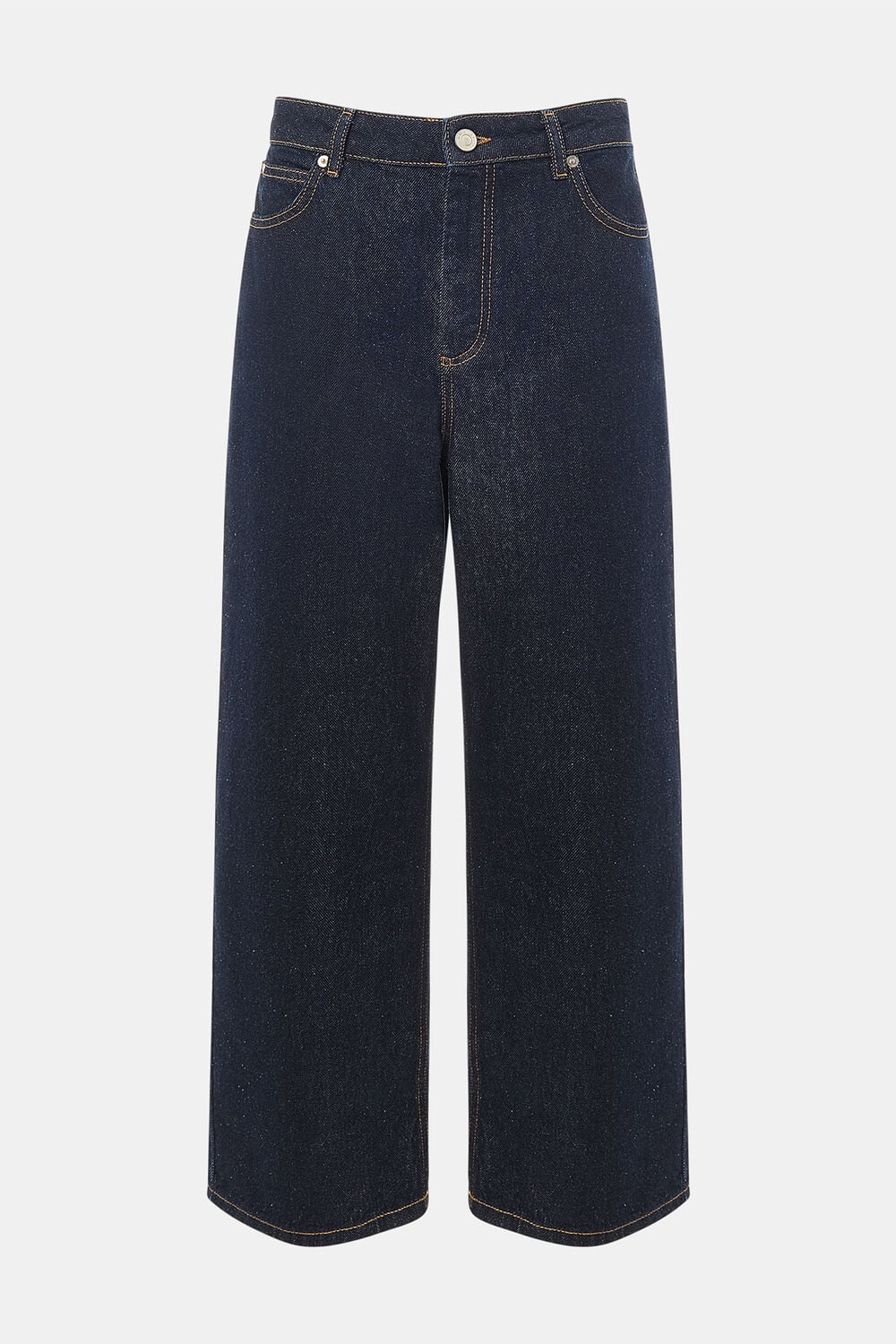 Dark Denim Straight Ankle Length Jean