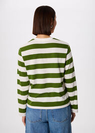 Relaxed Stripe Long Sleeve Tee