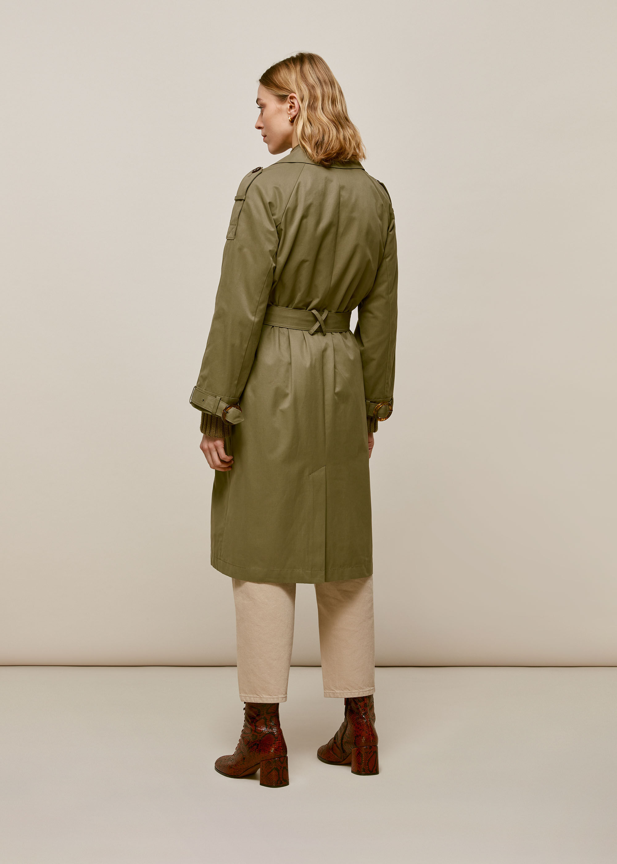 Imra balloon sleeve trench cheap