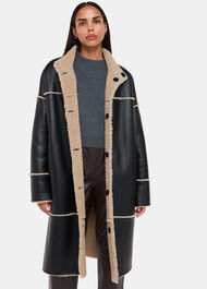 Zo Reversible Shearling Coat