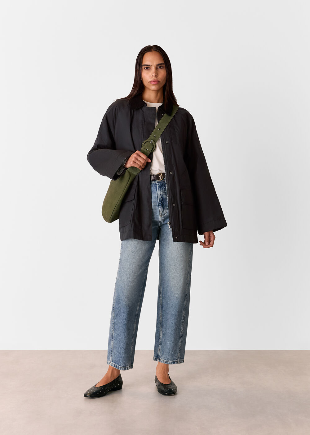 Fern Waxed Barn Jacket