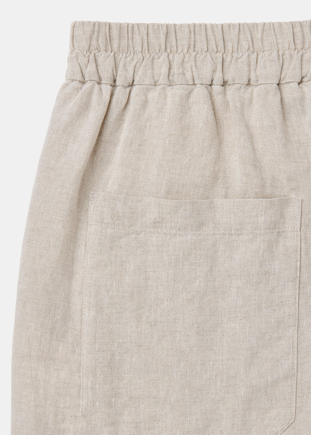 Linen Barrel Trouser