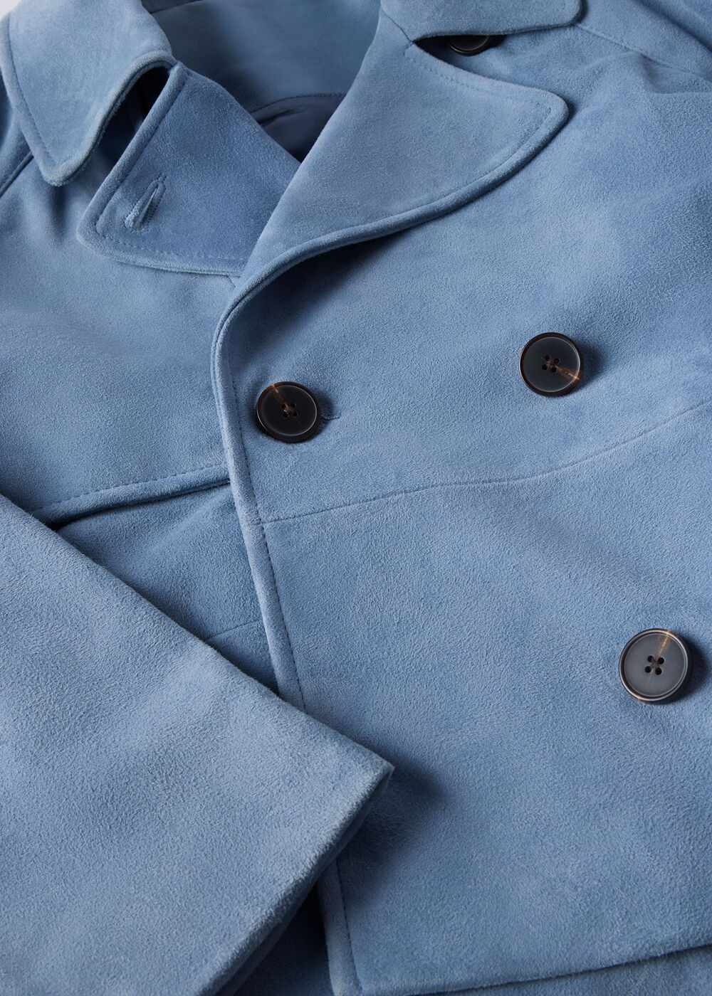 Suede Short Trench Jacket