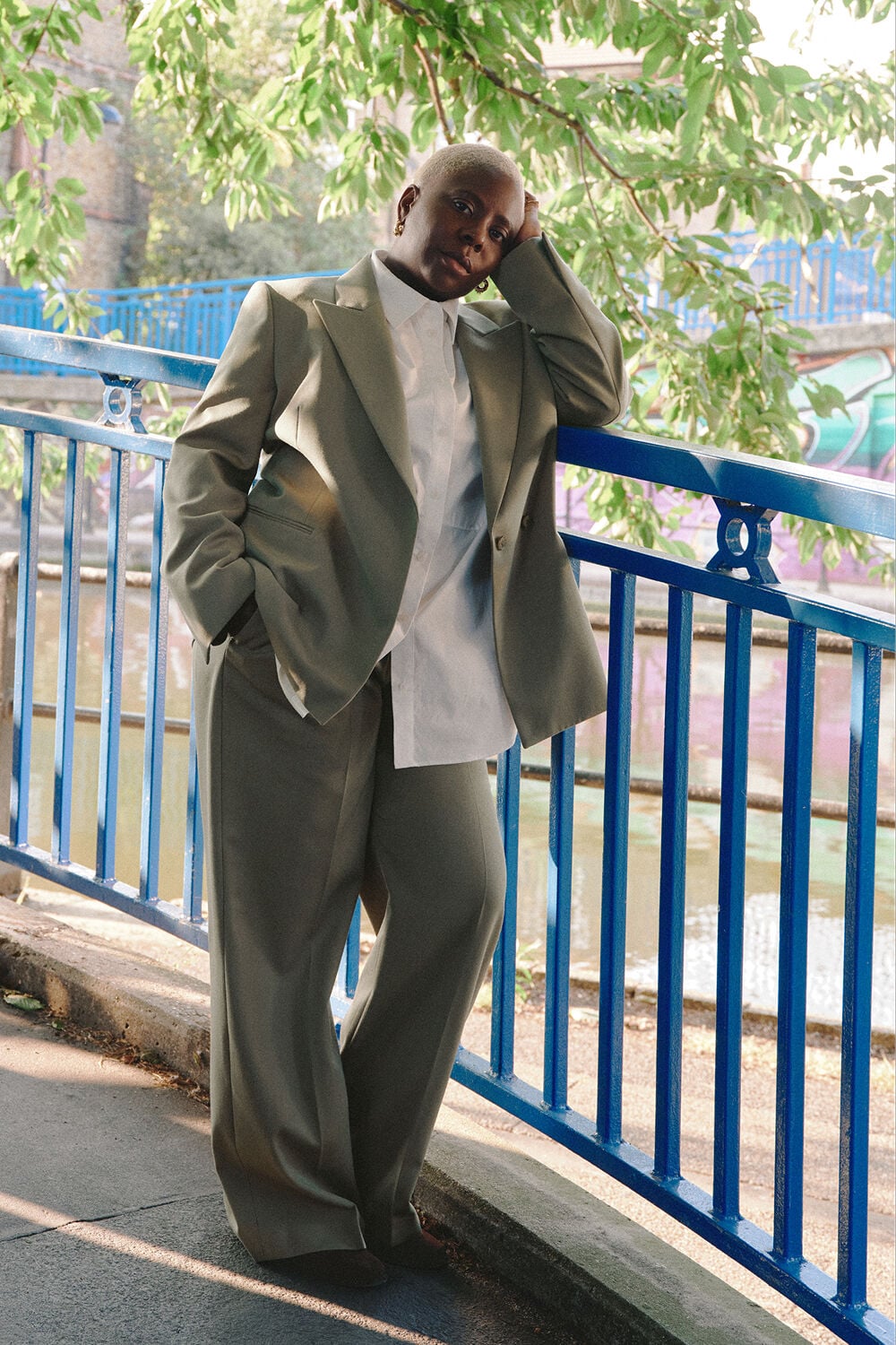Taupe Straight Leg Trouser