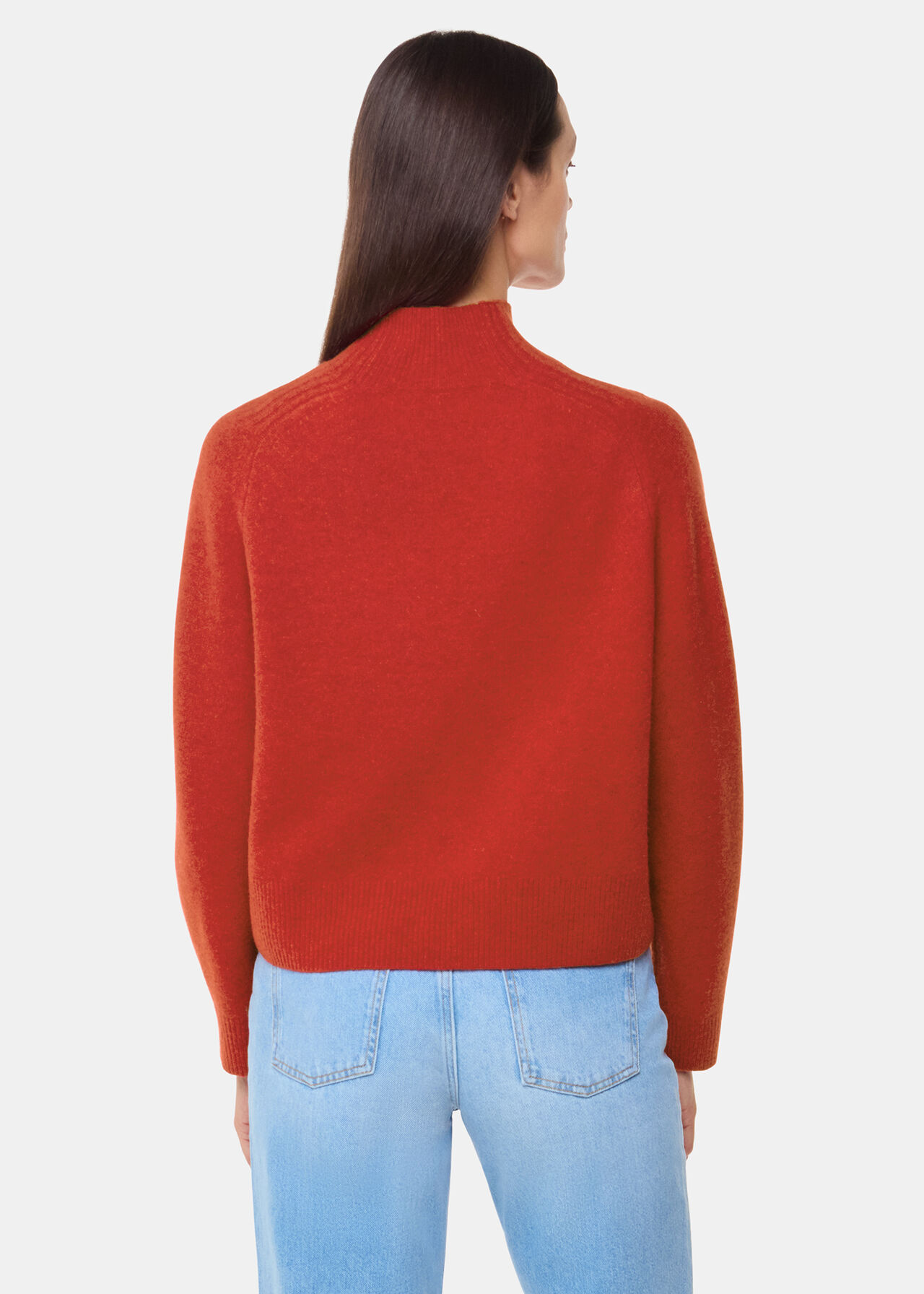 Wool Funnel Neck Knit