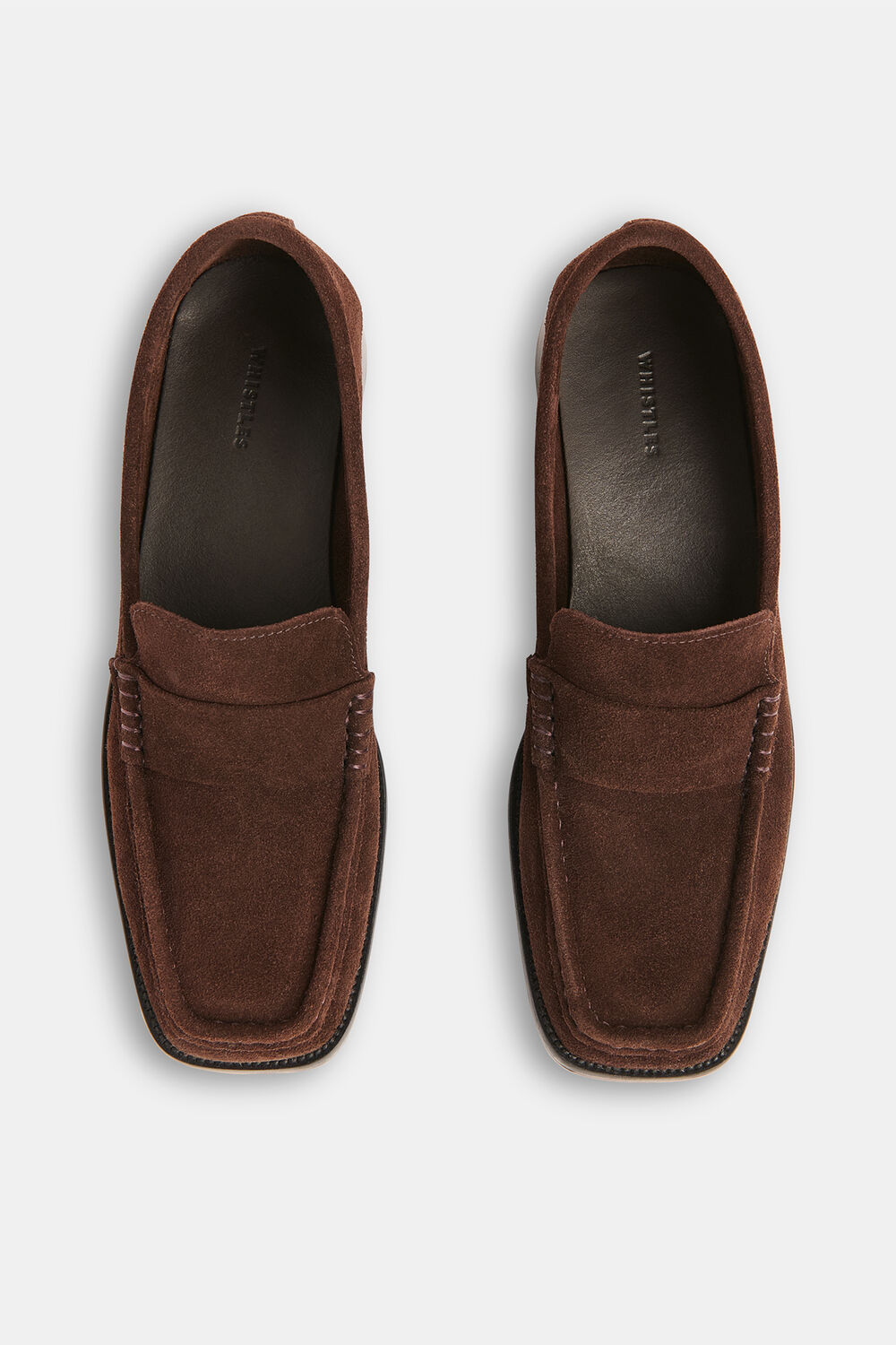 Mora Suede Square Toe Loafer