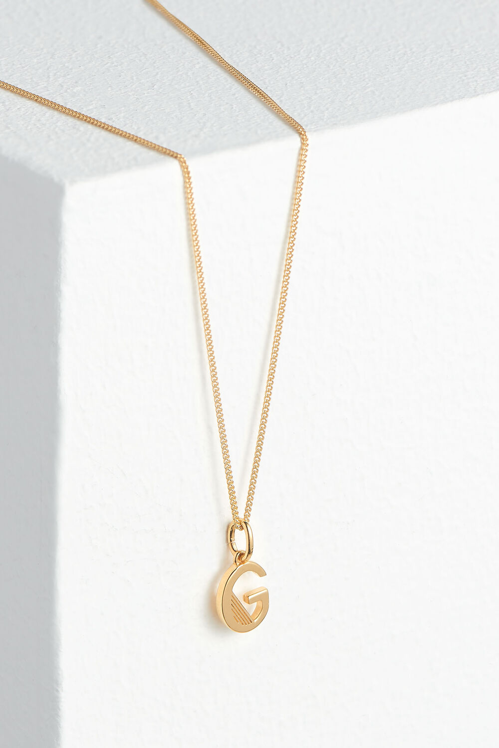 Gold Rachel Jackson Letter Necklace