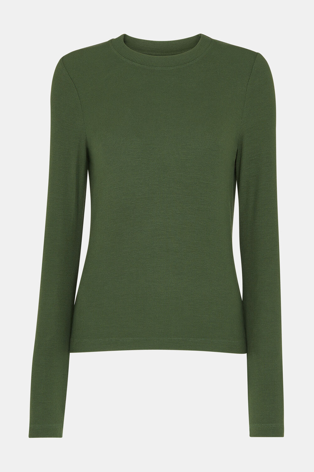 Essential Ribbed Crew Neck