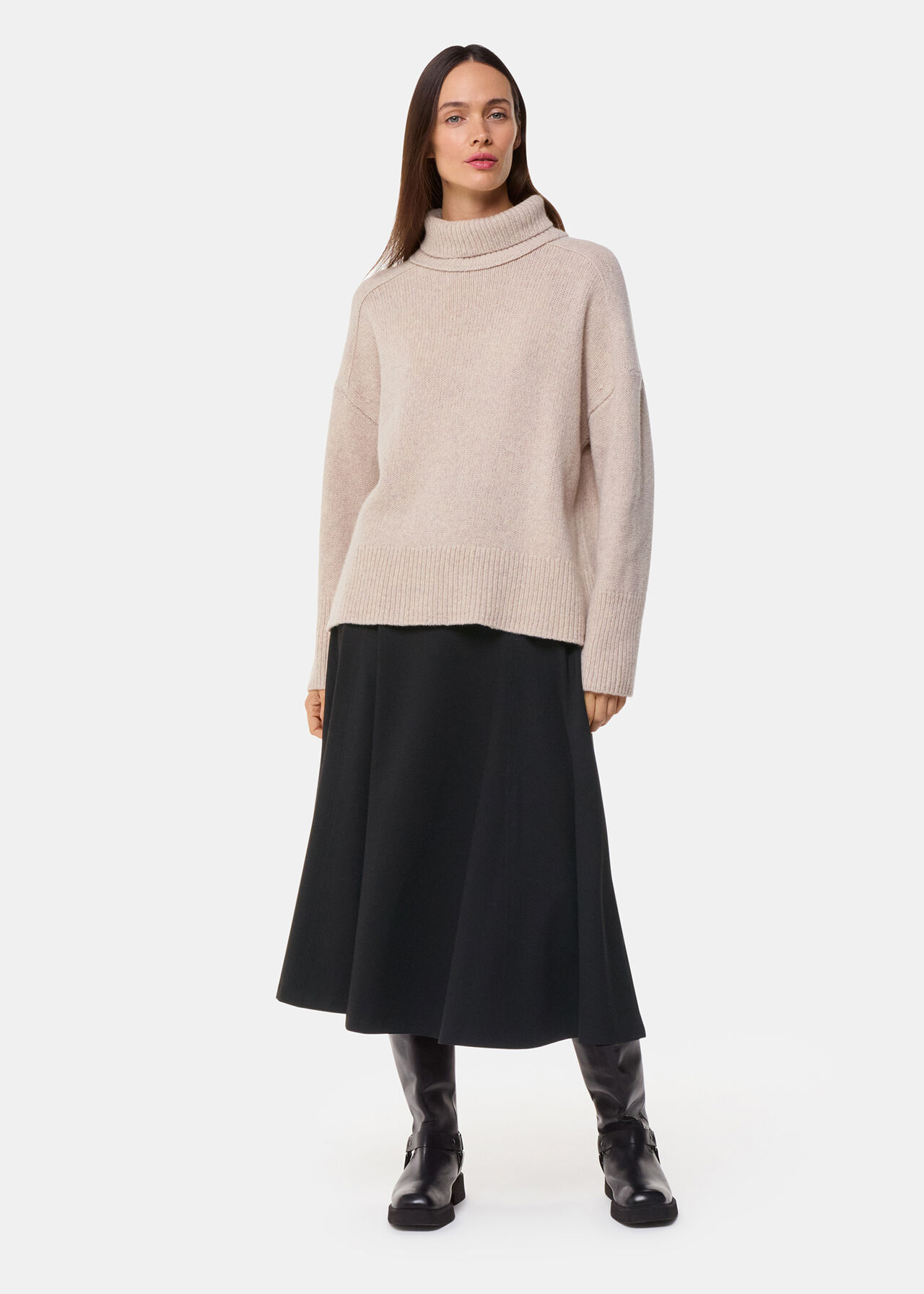 Ponte Full Skirt