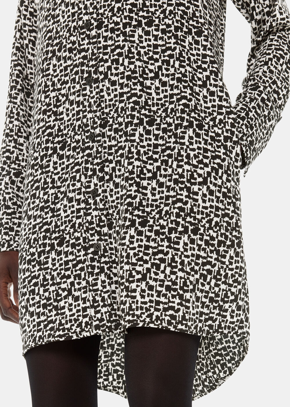 Helena Fuzzy Squares Dress