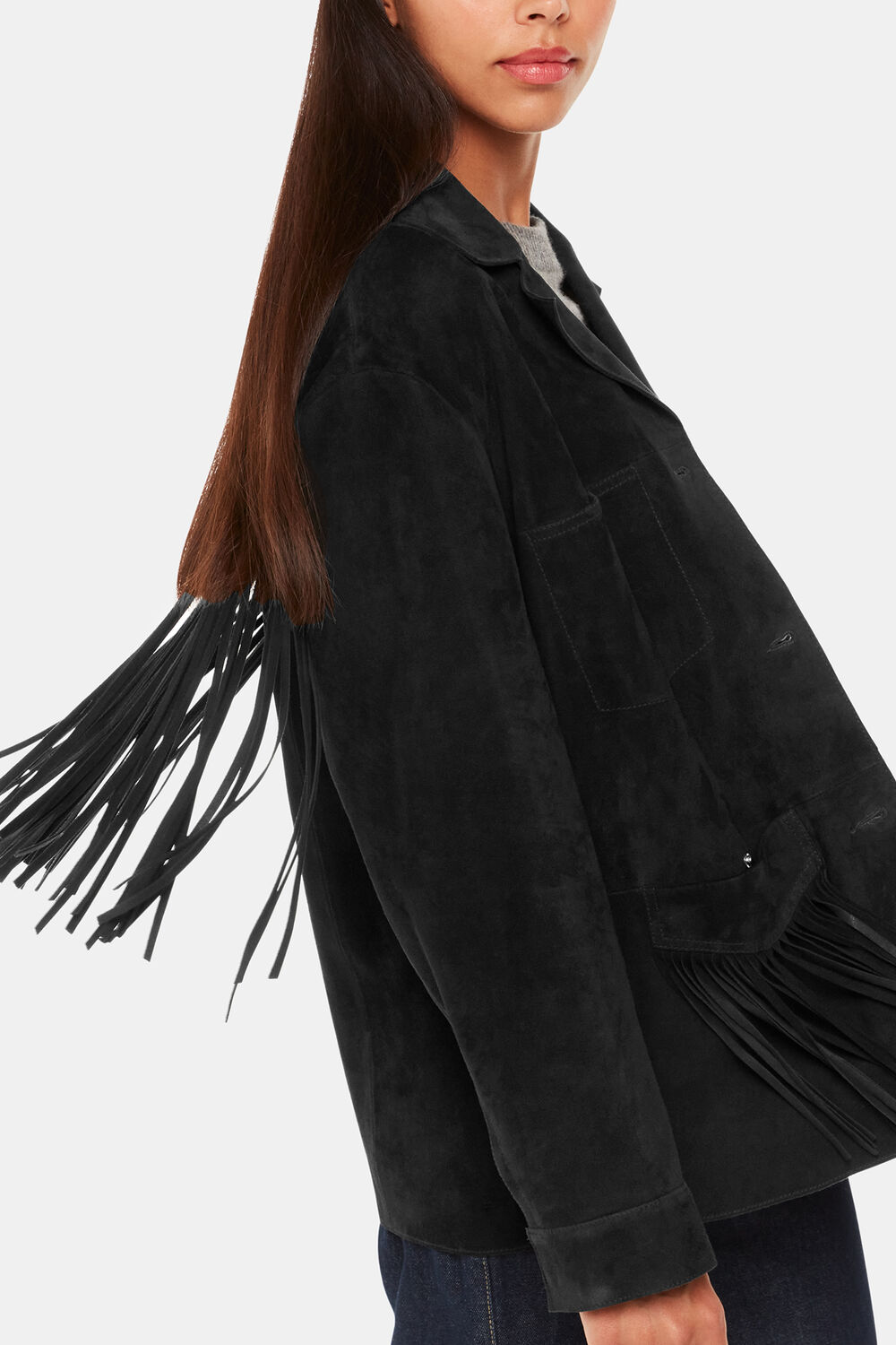 Lani Tassel Suede Jacket