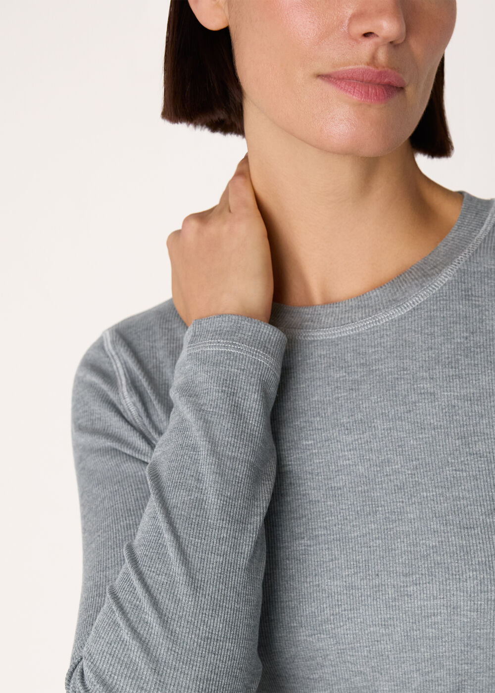 Rib Jersey Pyjama Top