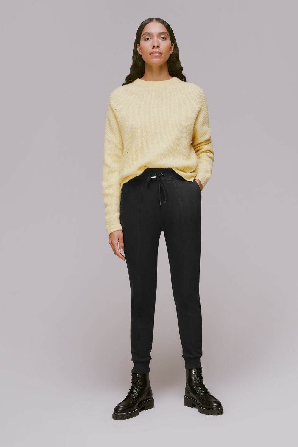 Black Easy Jersey Jogger