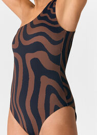 Swirl Print Swimsuit