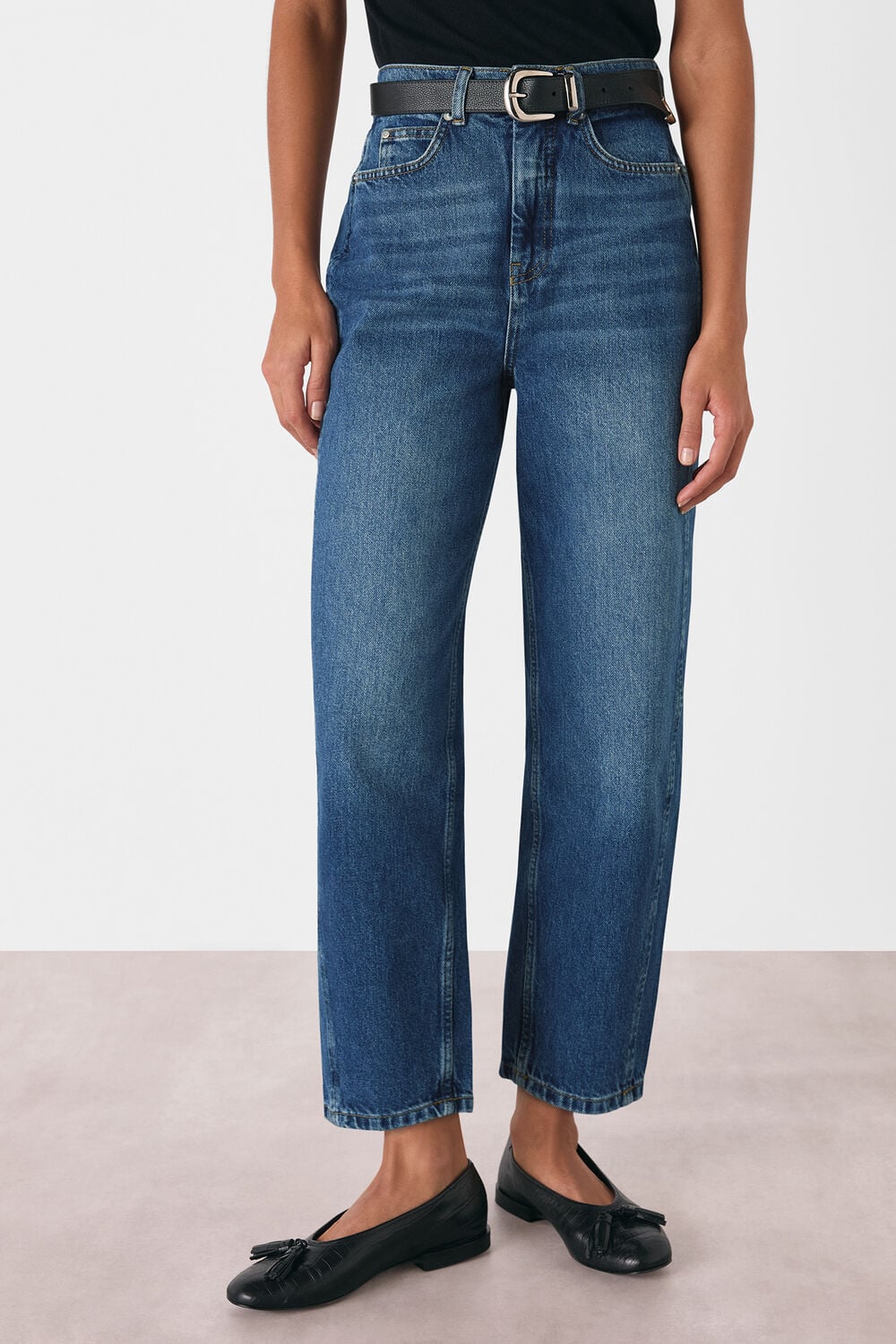 Denim Authentic Barrel Leg Jean