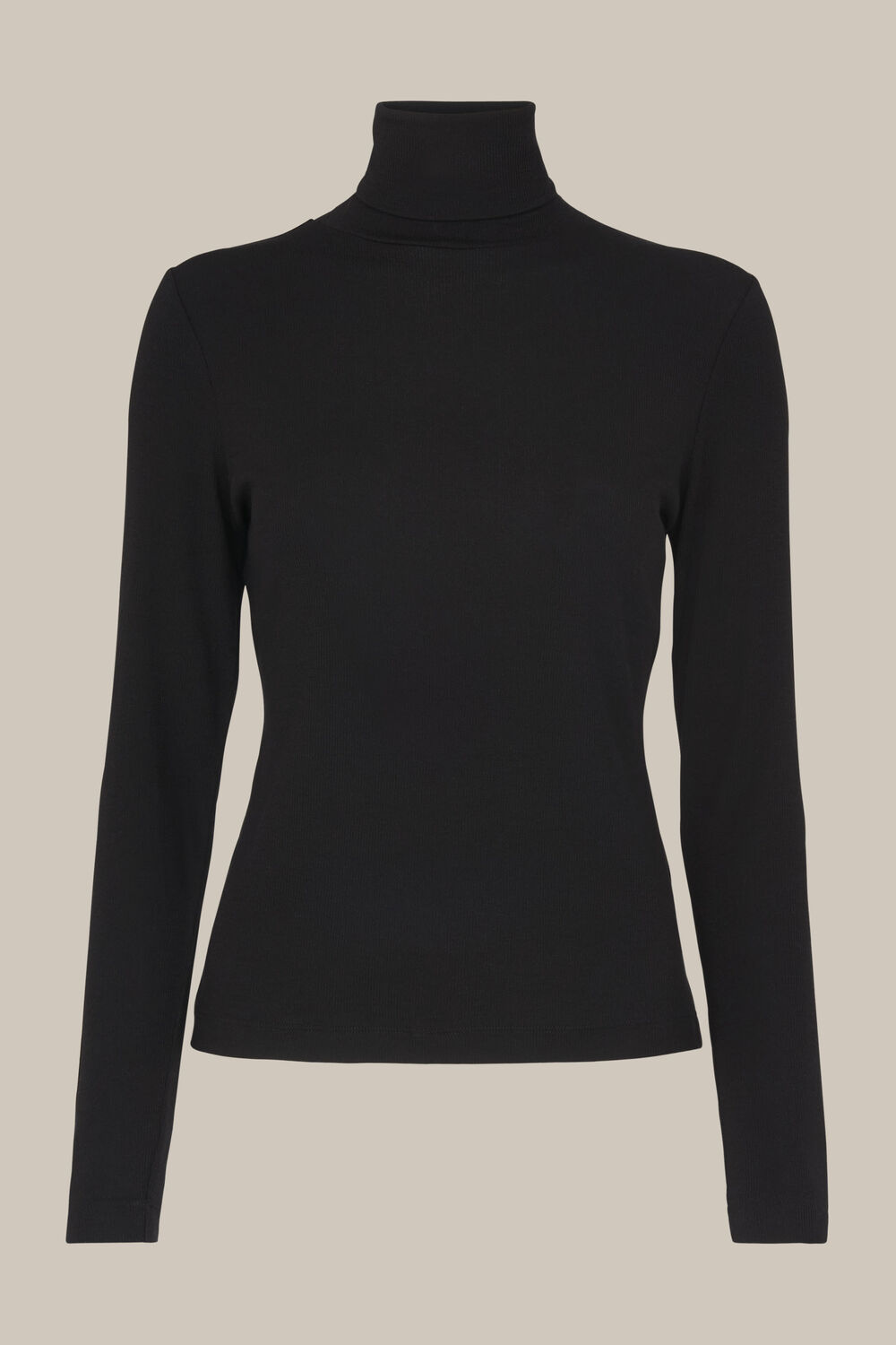 Essential Polo Neck Black