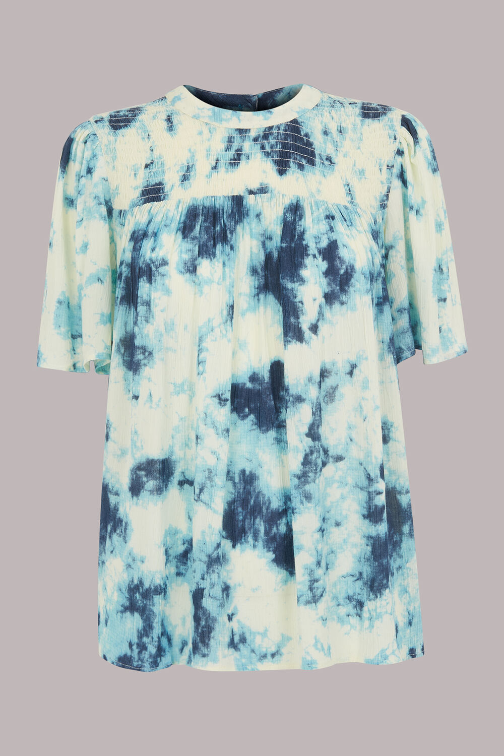 Tie Dye Textured Blouse