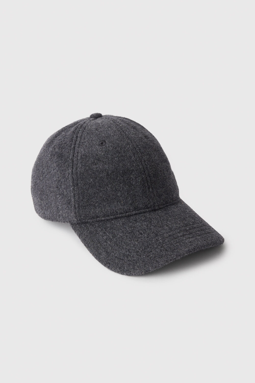 Grey Wool Cap