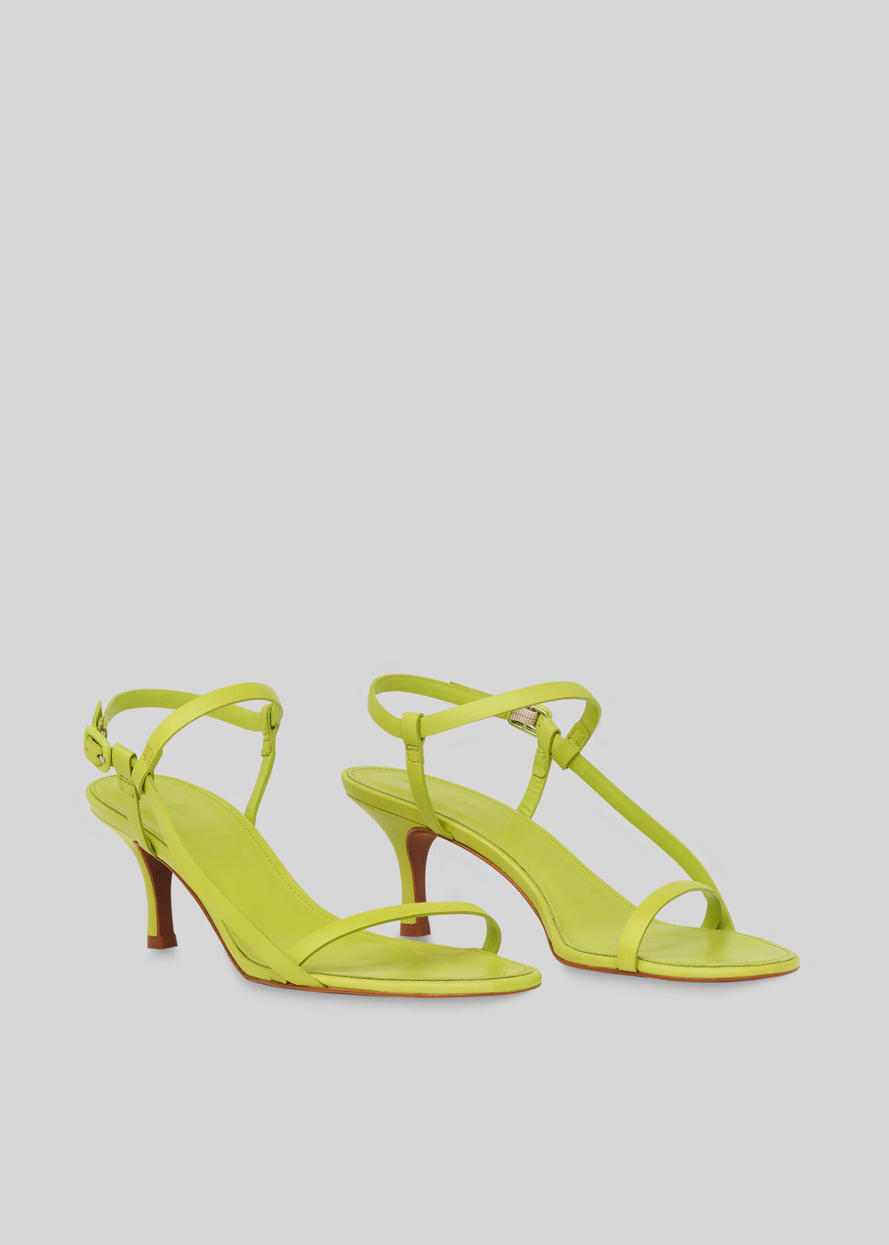 Milana Asymmetric Sandal Lime