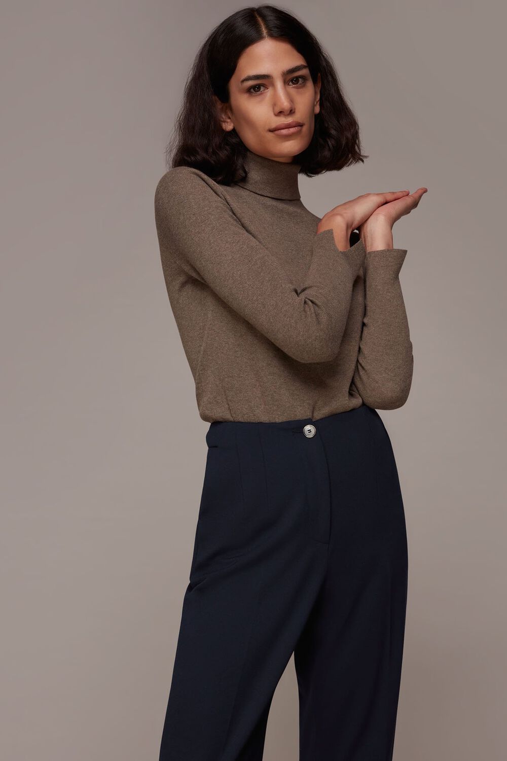 Lila Tapered Ponte Trouser