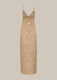 Mini Leopard Beach Maxi Dress Leopard Print