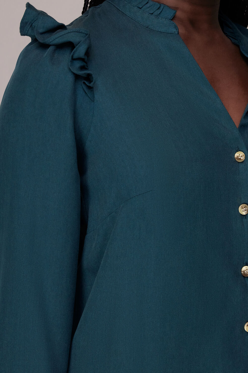 Katie Button Through Dress