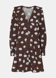 Watercolour Daisy Poplin Dress