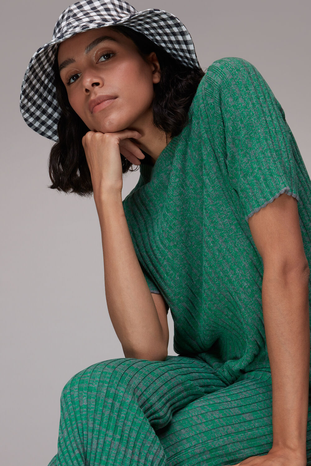 Gingham Bucket Hat
