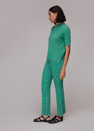 Wynn Flecked Knitted TShirt