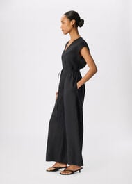 Linen Wrap Jumpsuit