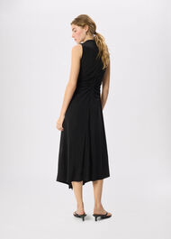Ruched Halter Jersey Dress