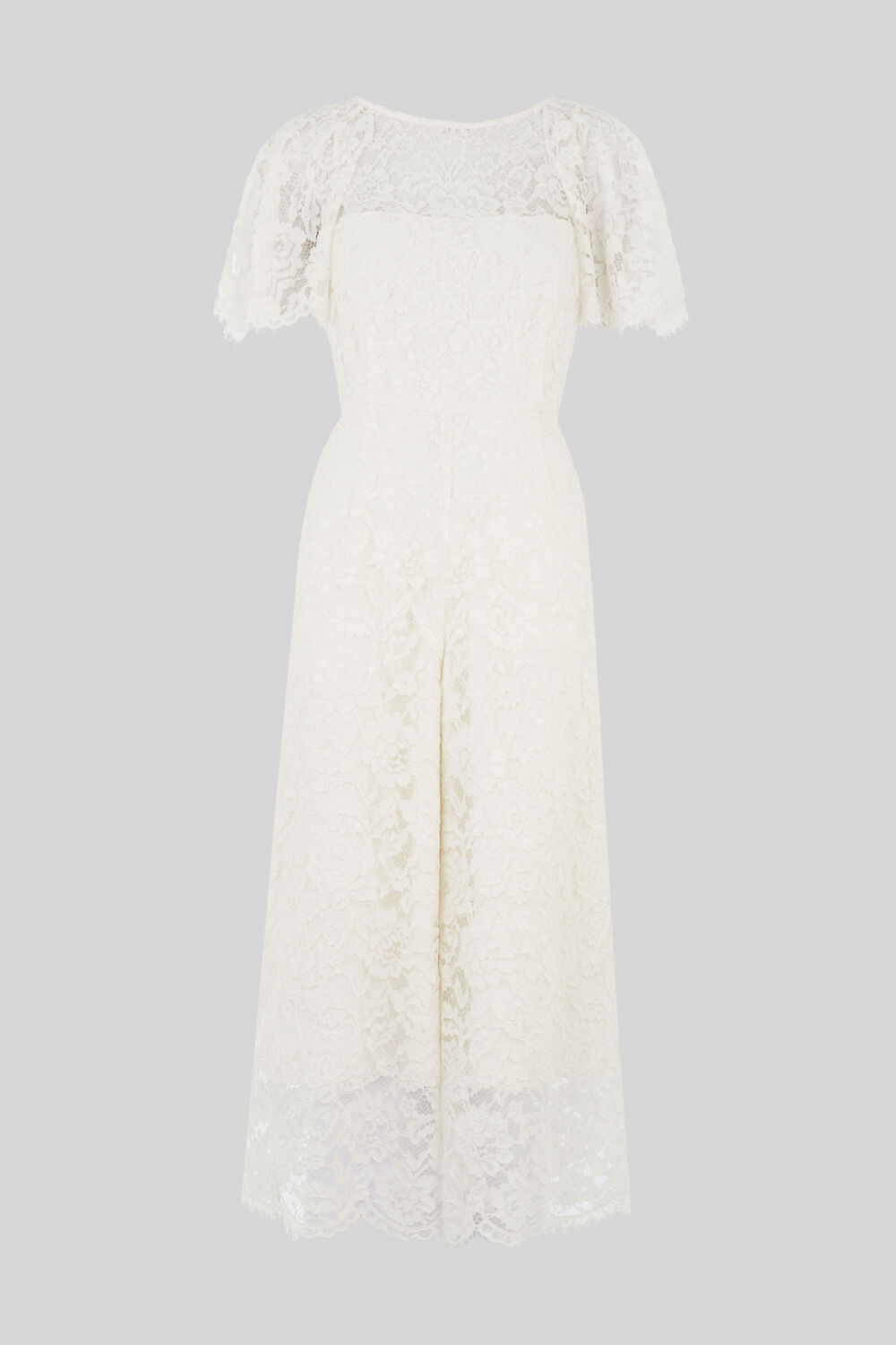 Ivory Victoria Lace Wedding Jumpsuit